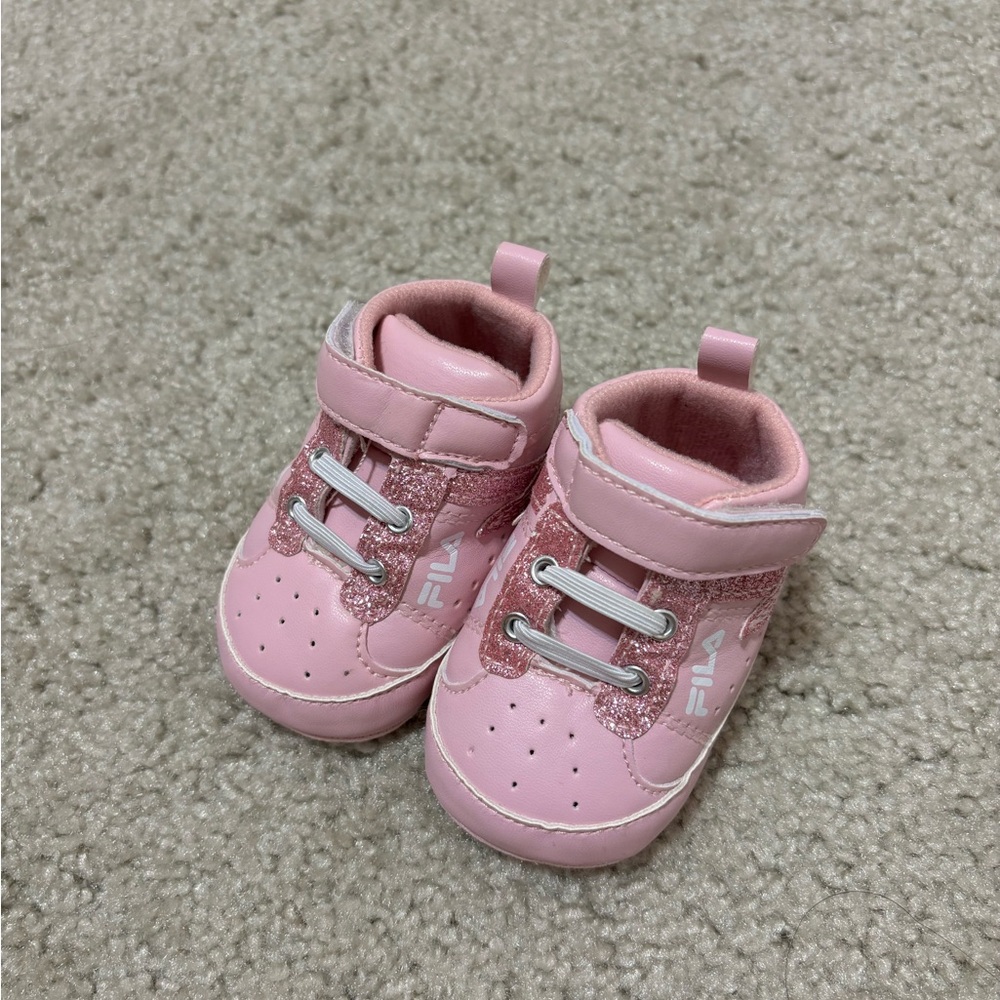 New FILA baby shoes! Pink 0-6 Month